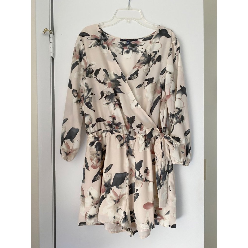 Floral Long Sleeve Romper